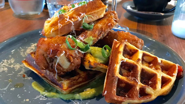 Fried chicken and waffles? What more could you want?