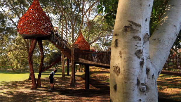 A tree house at Mirvac's South Eveleigh technology park.