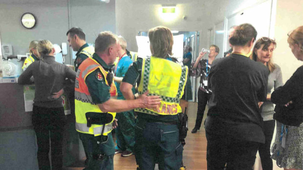 Photos from the day Earle Haven was evacuated were tendered as exhibits at Royal Commission into Aged Care Quality and Safety.