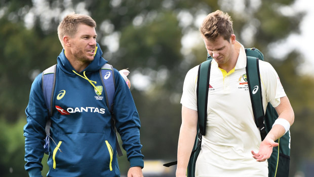 Old firm: Steve Smith and David Warner will make their return to the Sheffield Shield arena on Thursday after a two-year absence.