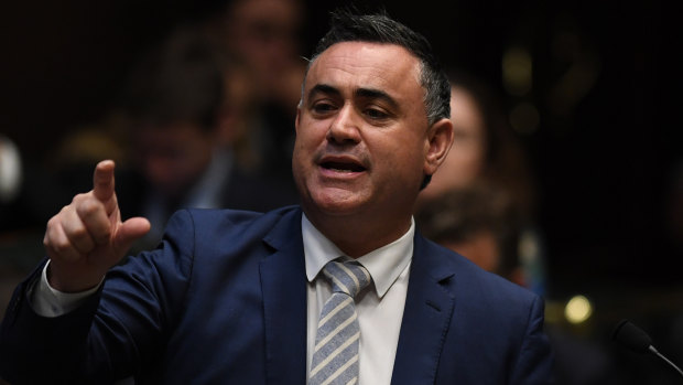 Deputy Premier John Barilaro was forced to apologise for comments he made during question time.
