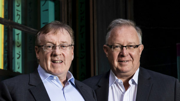 Joseph Healy and David Hornery are attracting customers from the big four banks. 