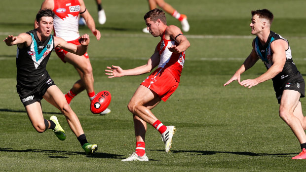Jake Lloyd was among Sydney's standouts but it wasn't to be for a Swans side always likely to be up against it.
