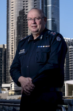 'Very proud': Graham Ashton, outgoing Chief Commissioner of Victoria Police.