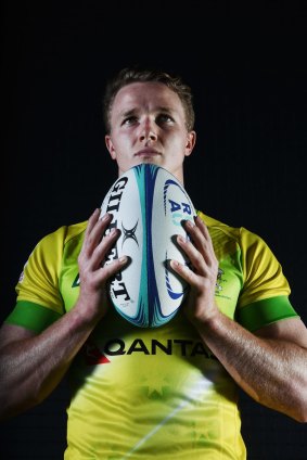 Boys to men: Henry Hutchison is part of coach Tim Walsh's bid to give Australia a ruthless streak in men's sevens.