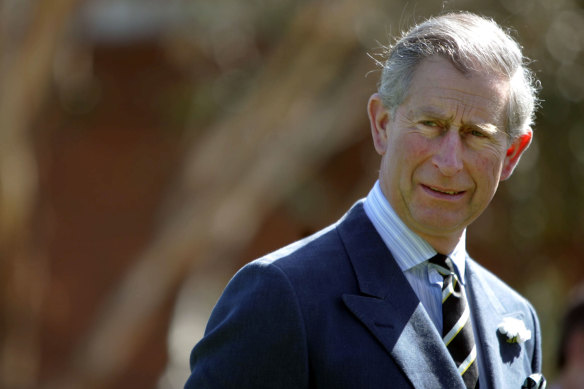 Charles visiting a Melbourne primary school in 2005.