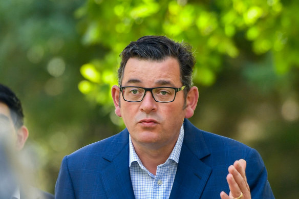 Daniel Andrews on Wednesday.