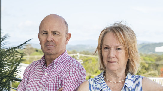 Brenton Pittman and Lynette Cartwright took their downstairs neighbours to court over smoke drift.