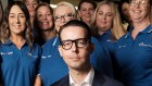 ISS global boss Jacob Aarup-Andersen met with female leaders at the company’s Sydney offices to discuss how to get more women into management jobs.
