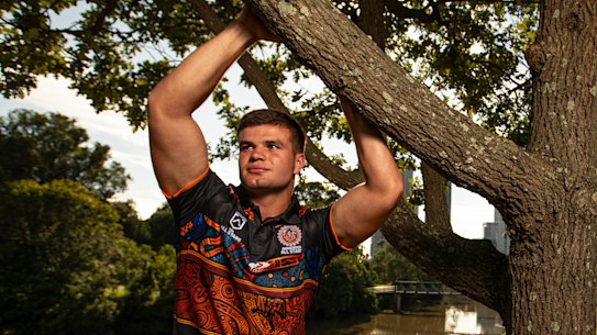 Indigenous All Stars debutant Blake Steep.