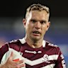 Manly champion Tom Trbojevic has scored seven tries in eight games against Cronulla.