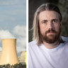 AGL Energy chief executive Graeme Hunt and Atlassian founder Mike Cannon-Brookes, who is seeking to block a demerger of AGL championed by Mr Hunt.