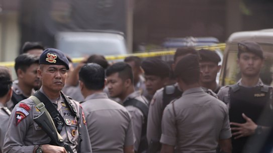 Police in Indonesia have beefed up security in preparation for Christmas and New Year celebrations. 