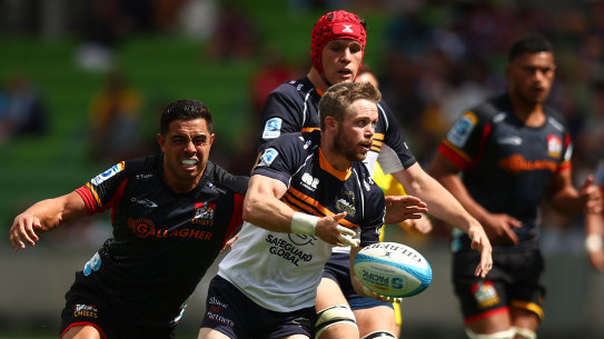 Ryan Lonergan passing or the Brumbies against the Chiefs.