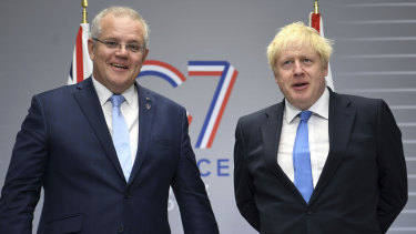 Prime Minister Scott Morrison received a letter from British Prime Minister Boris Johnson thanking him for his commitment to net zero.