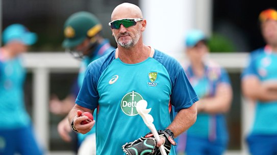 Australian batting coach Michael Di Venuto. 