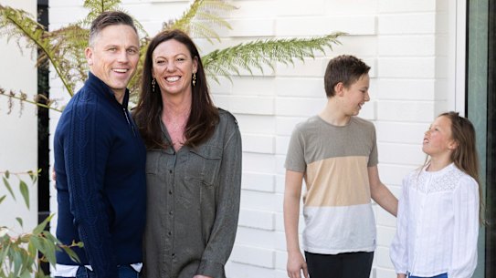 Amber Brodecky, her husband Dan, and children Scarlett, 9, and Ashton, 12 are moving to from East Brighton to Byron Bay in December when the kids finish the school year.
