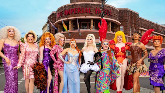 The Queens in RuPaul’s Drag Race Down Under season 4.
