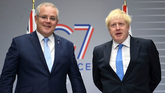 Prime Minister Scott Morrison received a letter from British Prime Minister Boris Johnson thanking him for his commitment to net zero.