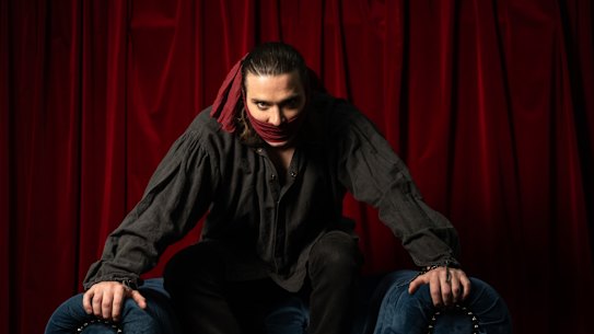 Maxwell Simon, star of The Grinning Man.