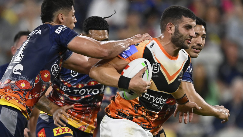 NRL round 12 LIVE: Cowboys fend off Tigers’ comeback with quick second-half tries