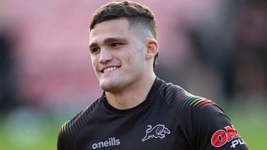 Nathan Cleary returns from suspension for Penrith against Parramatta on Friday night.