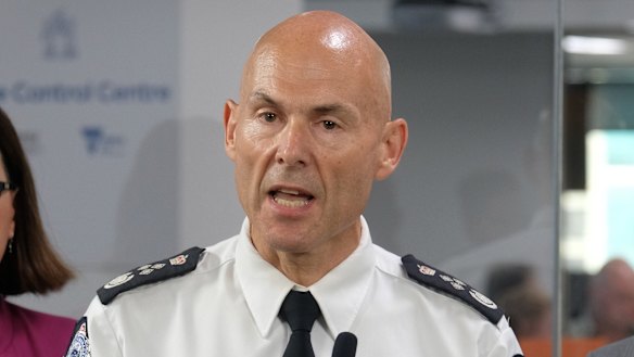 Emergency Management Commissioner Andrew Crisp.