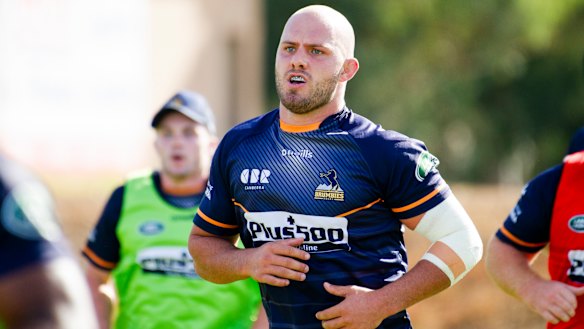 Lachlan McCaffrey missed the game against the Rebels but is expected to return to the Brumbies this week.