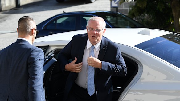 Scott Morrison has likened Labor's tax policies to the weights he wears while swimming