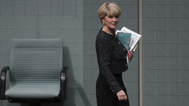 Liberal MP Julie Bishop on Thursday.