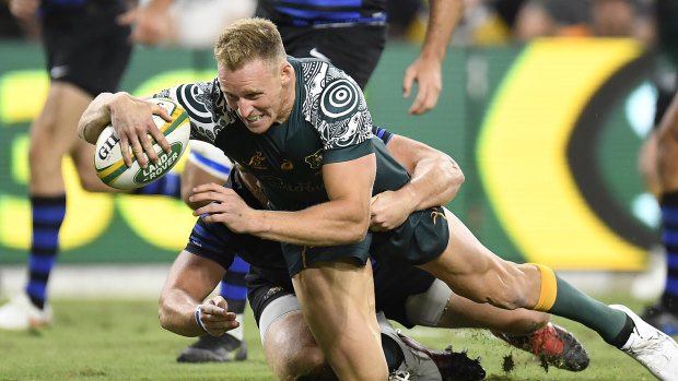 Will Reece Hodge get another chance at fullback this week for the Wallabies? 