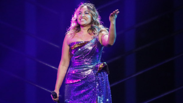 European fans did not warm to Jessica Mauboy.