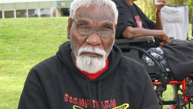 Warlpiri elder Ned Hargreaves.