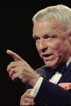 Frank Sinatra, seen here in 1990, set the bar high when it came to longevity.