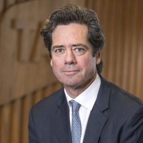 Former AFL CEO Gillon McLachlan is now heading up Tabcorp.