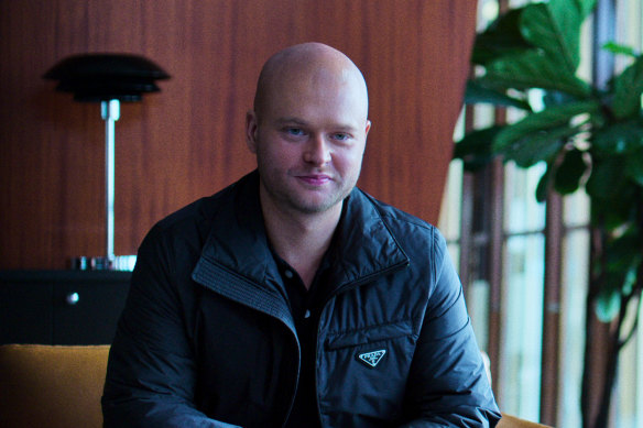 Edvin Endre plays Spotify founder Daniel Ek in The Playlist, a Swedish drama about the rise of the music industry disruptor.
