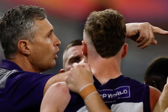 Dockers coach Justin Longmuir.