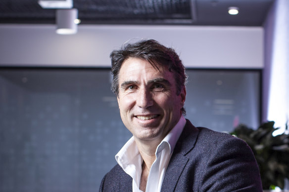 MYOB chief executive Greg Ellis has secured a partnership with fintech Valiant.