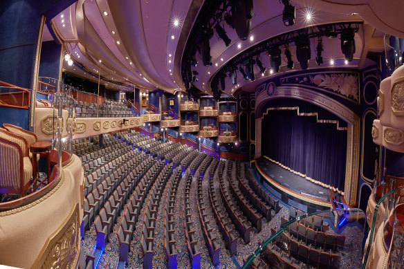 The Queen Elizabeth’s Royal Court Theatre auditorium.