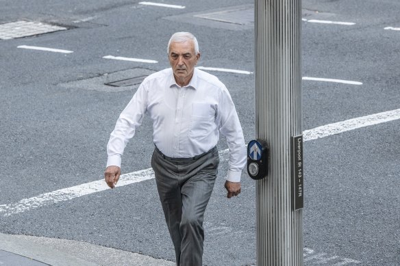 Steve Nassif walks into Downing Centre court this week, charged over the Northwood mansion fire.