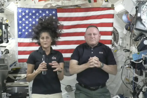 Astronauts Suni Williams, left, and Butch Wilmore were only meant to be away for eight days.