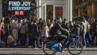 Black Friday crowds in New York. The forecast this time is for a mild recession in the US. 