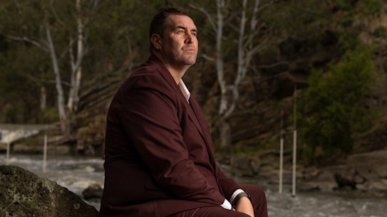 Travis Lovett at Dights Falls.