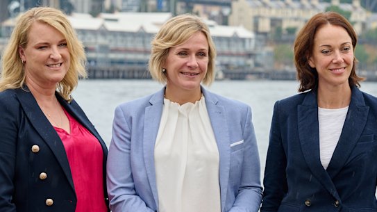 Zali Steggall, Kylea Tink and Sophie Scamps are all running as independents.