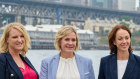 So-called “teal” independent candidates, from left, Kylea Tink, Zali Steggall and Sophie Scamps have placed climate change firmly on the election agenda.
