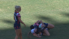 Aliyah Nasio’s dangerous tackle.