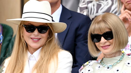 Nicole Kidman and Anna Wintour were all smiles in the Royal Box.