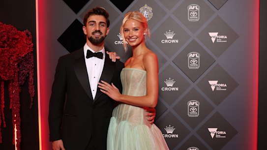 Josh Daicos and Annalise Dalins.