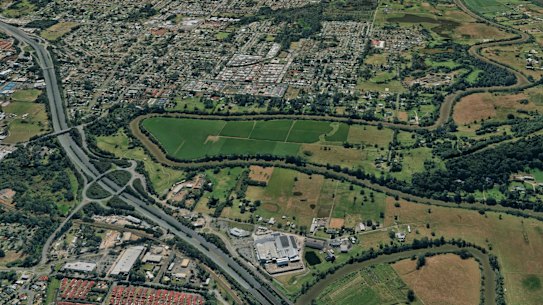 Yellowwood is planning to build a stadium complex at the Island at Stapylton – a peninsula formed by the winding Albert River.