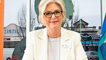 Helen Haines Federal MP at her office.